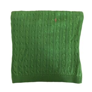 nwt green ralph lauren cable knit halter top